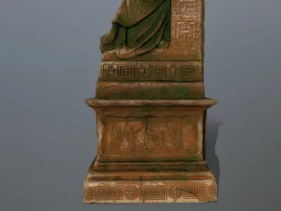statue Low-poly 3D model get