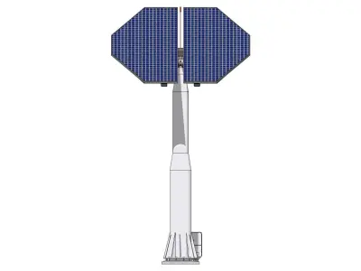 Sci-fi Solar Panel 002 3D model