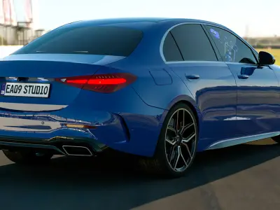 Mercedes-Benz C-Class w206 2024 3D model