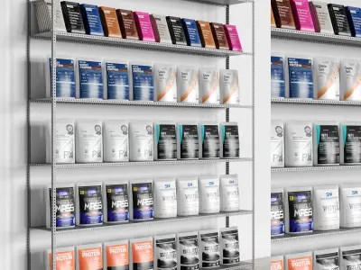 Sports Supplement Pack 3D model