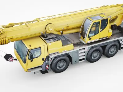 Liebherr LTM 1060-31 Low-poly 3D model