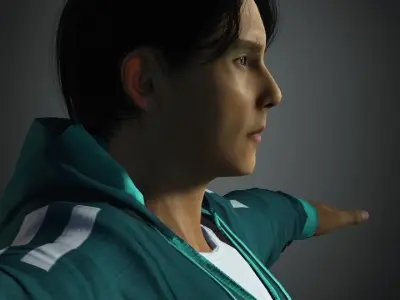 Squid Game Actor Lee Jung Jae Human3D 3D model