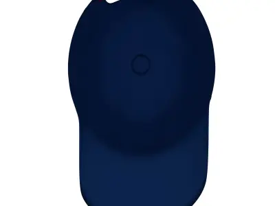 FC Barcelona Cap Low-poly 3D model