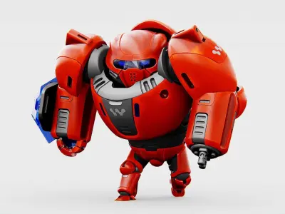 BATTLE DROID ECHO-MAX Rigged for Unreal Engine - Unity - MIXAMO 3D model