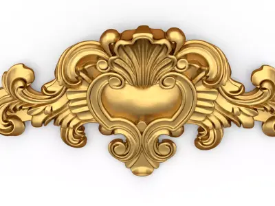 carved classic decorative ornament cnc 3d printing stl 22 3D print model