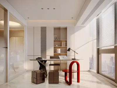 Modern luxury office 3D model