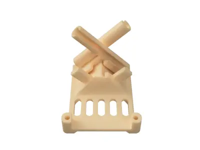 DJI OcuSync Dipole and Pagoda x2 antenna mount 3D print model