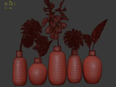 decoration set 18 3D model