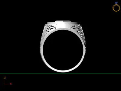 Gents Ring  - STL READY FILES  3D print model