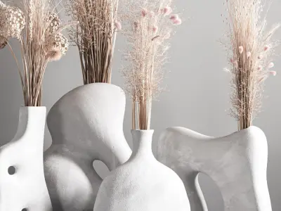   Bouquet collection 01 Low-poly 3D model