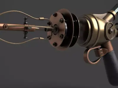 Fantasy Gun 08 3D model