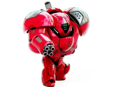 TOY BOT GROOMY B Rigged for Unreal Engine - Unity - MIXAMO  3D model