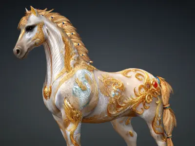 Horse-E5 3D model