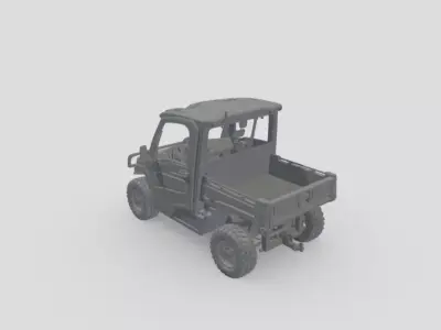 John Deere Utility Terrain Vehicle Buggy 3D print model
