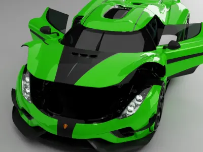 Koenigsegg Regera 3D model