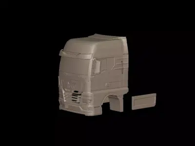MAN TGX 2021 TRUCK  3D print model