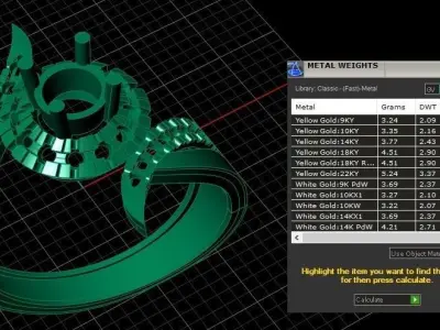 Stylish Engagement diamond ring 3d Printable Model 3D print model