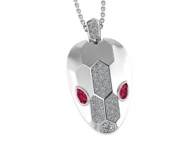 serpenti necklace 3D print model