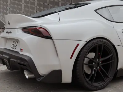 TOYOTA SUPRA GR 2020 3D model