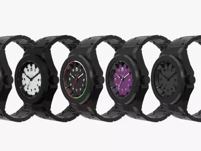 Elite Modular Black Watches 3D model