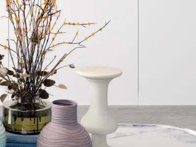 decoration style New Chinese vase 3D model