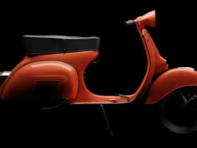 Vespa Low-poly 3D model