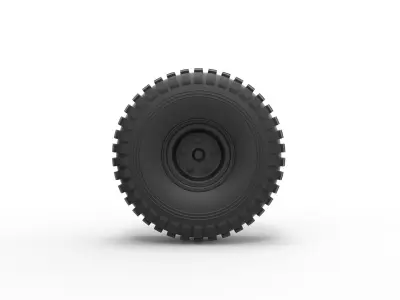 Offroad wheel 18 3D print model