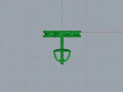 earrings 3D print model