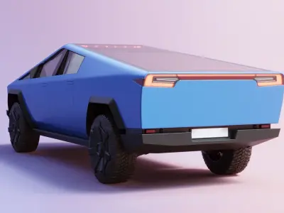 Cybertruck Reinterpretation 3D model