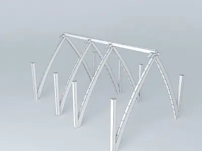 new cruck old frame Free 3D model