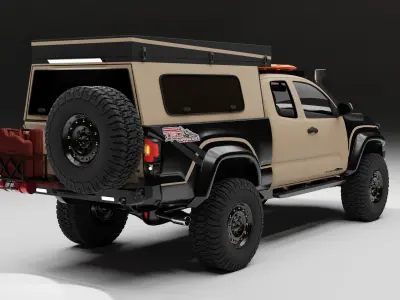 Toyota Tacoma 2018 Overlander  3D model