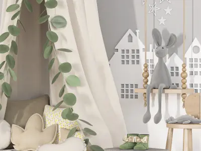 decor for kids Low-poly 3D model