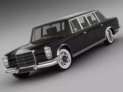 Mercedes 600 W100 Pullman 3D model