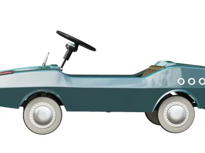 Pedal car Raduga M-2 or Rainbow M-2 3D model