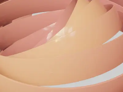 Abstract Model V10 Low-poly 3D model