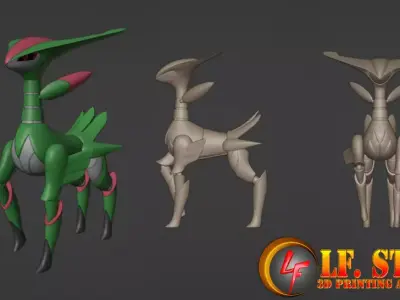Pokemon Iron Leaves 3D model