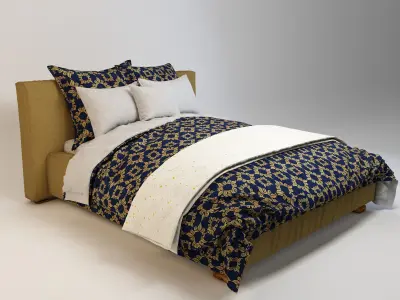 modern Bed 3D model