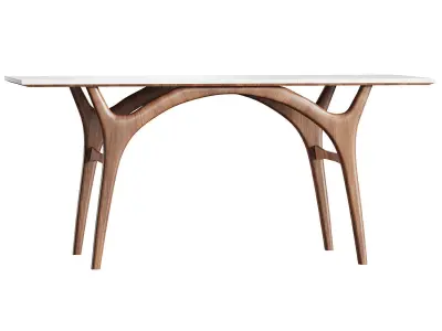 Daphne 63 Sintered Stone Dining Table Low-poly 3D model