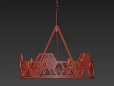 MetalComb Pendant 6 3D model