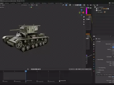 Soviet Tank 3D model