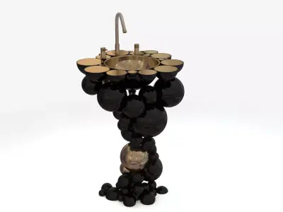 Newton Free Standing - Boca Do Lobo Low-poly 3D model