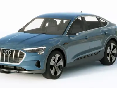 Audi E-Tron Sportback 2021 3D model