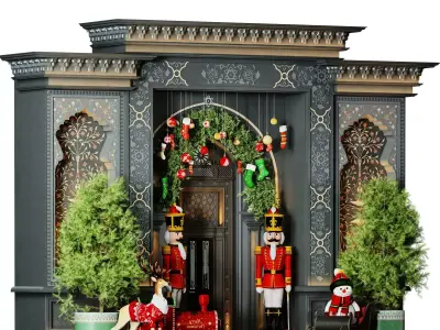 New Year Portal entrance 917 3D model