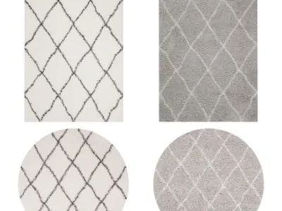 9 in 1 Rug Collection No 24 Low-poly 3D model