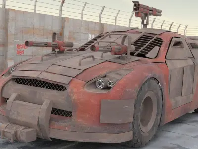 Apocalyptic GT-R 3D model