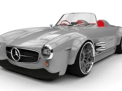 300SL mercedes benz 3D model