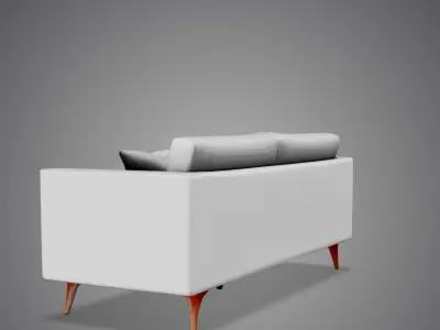 3D Sofa Model 3D model
