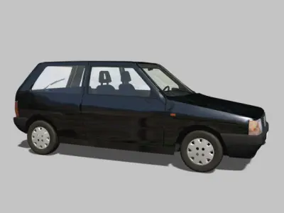 FIAT UNO - 3d model 3D model