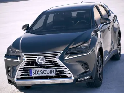 Lexus NX300h 2018 3D model