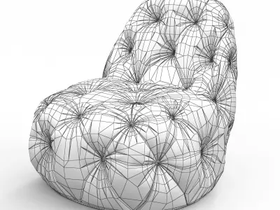 Cheshire armchair 3D model